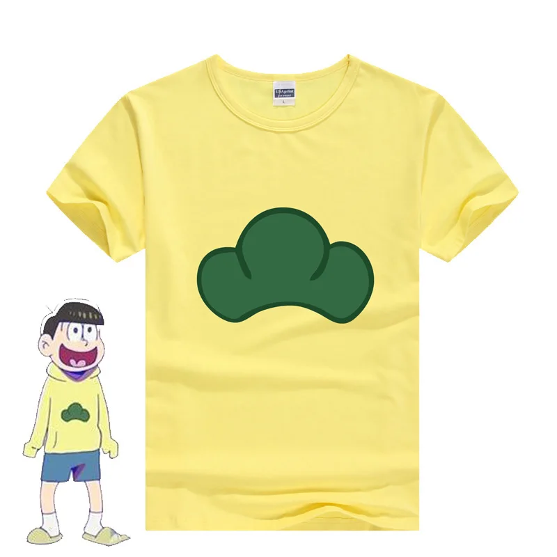 Cosworld Anime Osomatsu-san Cosplay Costumes Top Jyushimatsu Ichimatsu Karamatsu Todomatsu Choromatsu Shortsleeve T-Shirt