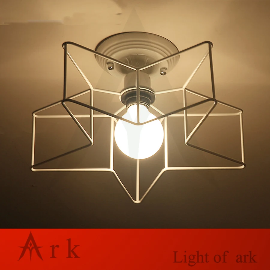 ark light Free shipping Romantic 1 heads five pointed star led ceiling