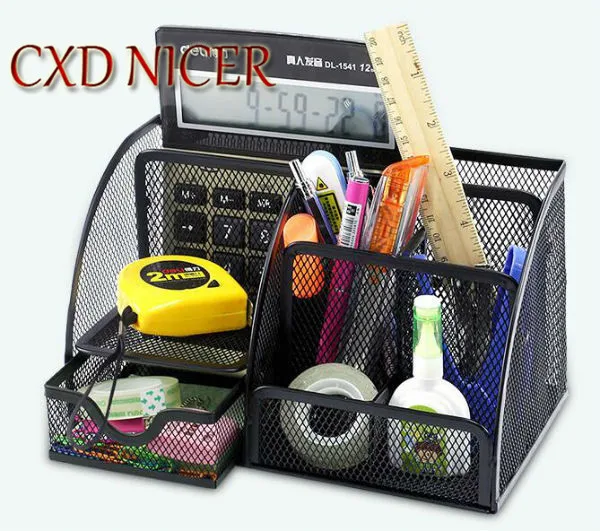 

Multi-Functional Reticulated Pencil Holders Thanksgiving Stationery Creative Fashion Pen Holder Home Office Storage Box