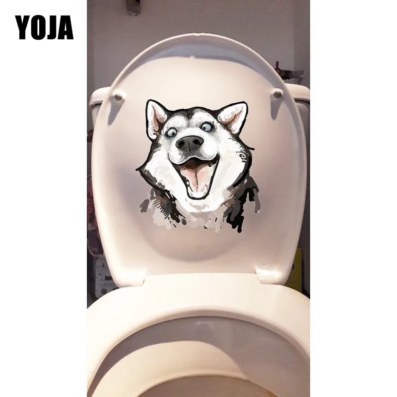YOJA 17 9*19 1 см акварель Хаски мультфильм собака туалетные принадлежности Декор