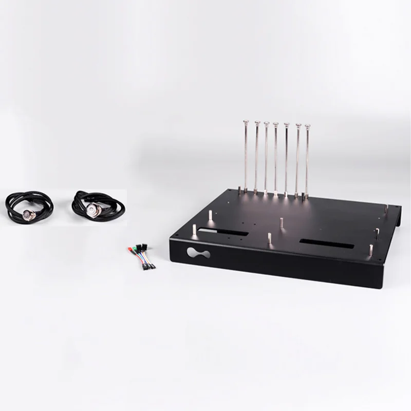 

QDIY PC-ZB01 Aluminum Alloy rack PC chassis Case+Metal start switch Mini ITX/M-ATX/ATX Horizontal host box gabinete computador