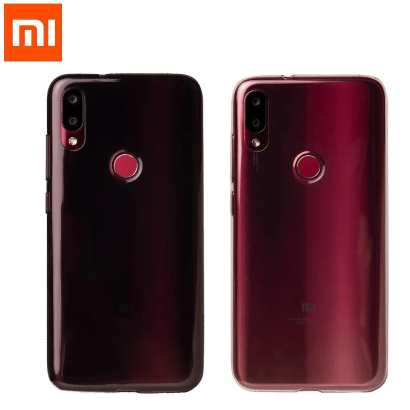 Original Xiaomi Play Case soft TPU Cover transparent slim case clear shell Dual AI Camera 5.84" Xiaomi Mi Play capa