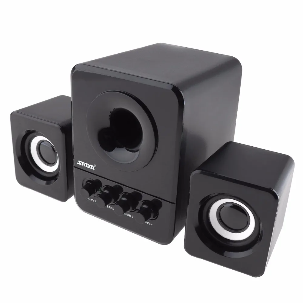 SADA D 203 Стерео Компьютерные колонки USB проводные мини комбинированные сабвуферы