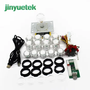 

Fast shipping diy arcade kit 8 way led controle arcade usb joystick controller board raspberry pi 3 arcade button kit 1 player