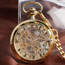 Luxury Skeleton Golden font b Mechanical b font Hand winding Men FOB font b Women b