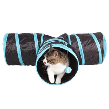 

Foldable Funny 3 WAY Y Shape Pet Cat Tunnel Toys Indoor Outdoor Pet Cats Training Toy Kitten Rabbit Funny Cat Tunnel House Toys