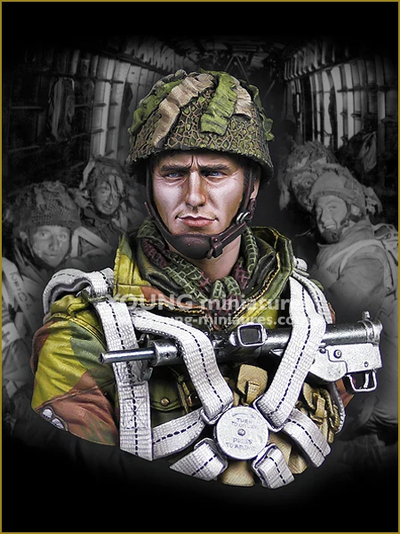 Коллекция 1/10 года фигура из смолы для военных солдат британского рынка 1944 грудь GK
