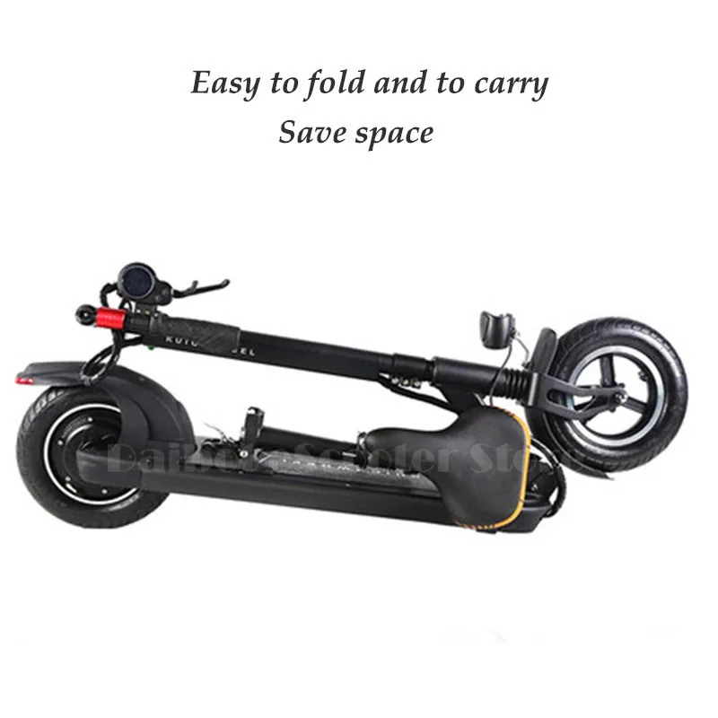 Cheap Daibot Electric Kick Scooter 2 Wheels Electric Scooters 36V 350W Portable 10 Inch Foldable Electric Scooter For Adult With Seat 2