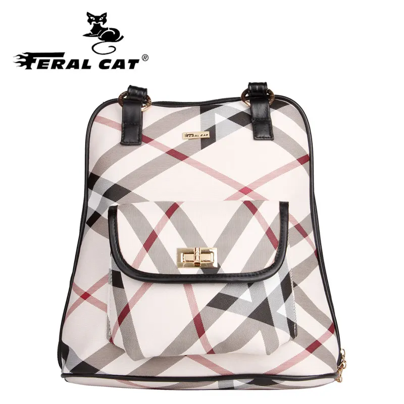 

FERAL CAT Lady bag Luxury Women's Korean Backpacks Fashion Backpack Designers Brand School Bags Women Backpack mochila mujer