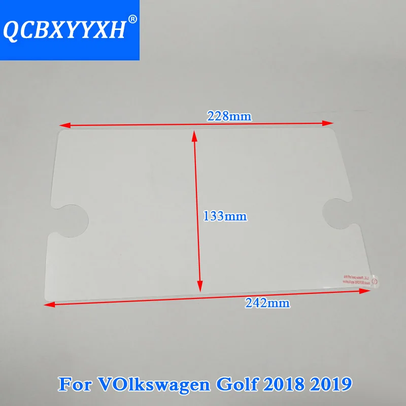 Автомобильный стиль, gps навигационный экран, стеклянная Защитная пленка для VW Polo Golf Sportsvan, контроль ЖК-экрана, автомобильная наклейка - Название цвета: For Golf