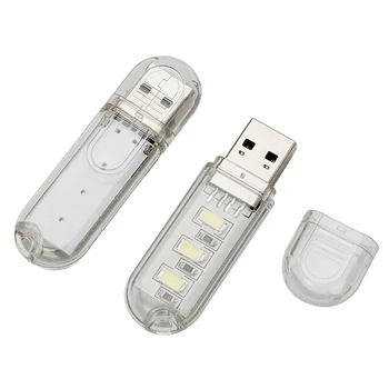 

Mini USB LED Light Table Lamp Lighting 3LEDs SMD 5730 Night Light PC Laptop Power Bank Book Reading Light Warm White Lamp