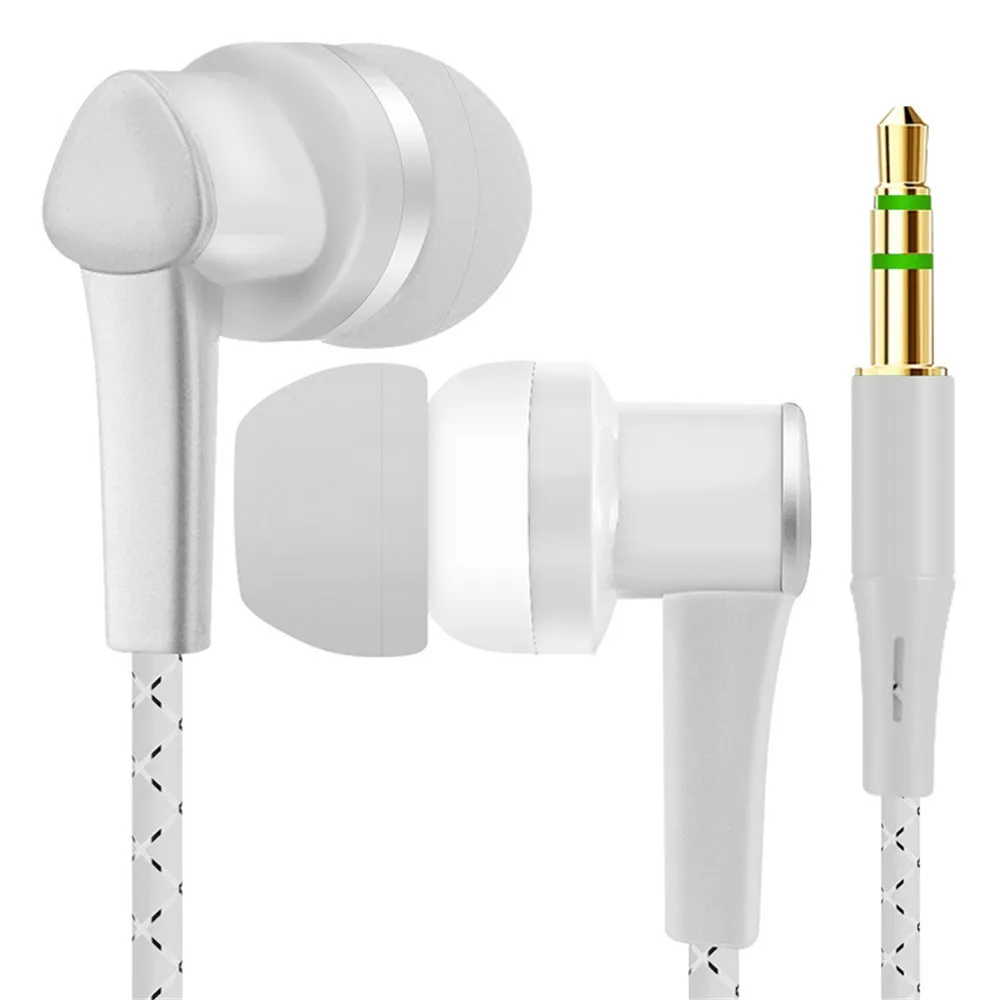 3 5 мм наушники в ухо стерео бас музыка Auriculares проводные спортивные с микрофоном