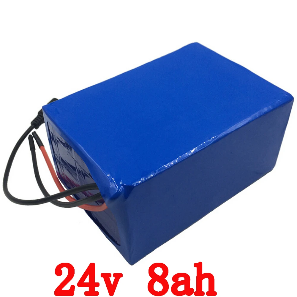 24v E-Bike Battery 8Ah 500w With 29.4v 2A Charger Lithium Battery Built in 30A BMS Electric Bicycle Battery 24v Free Shipping