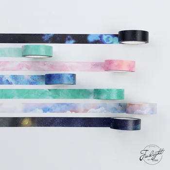 7 pcs/Lot Dream paper masking stickers Japanese washi tape 15mm*8m decorative tapes Stationery School supplies F187