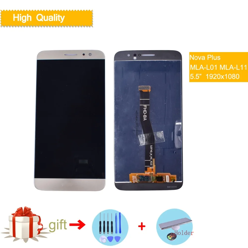 

LCD For Huawei Nova Plus original LCD Display Touch Screen Digitizer complete Assembly TD-LTE MLA-L01 MLA-L11 MLA-L02 MLA-L03