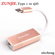 

High Quality USB 3.1 Type- C to RJ45 100M Ethernet LAN Network 10/100 Gigabit Wired Internet Cable USB Hub for MAC Windows hub