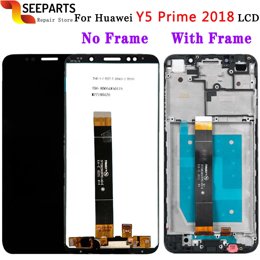 5 45 дюймовый полный ЖК-дисплей для Huawei Y5 Prime 2018 сенсорный экран с дигитайзером