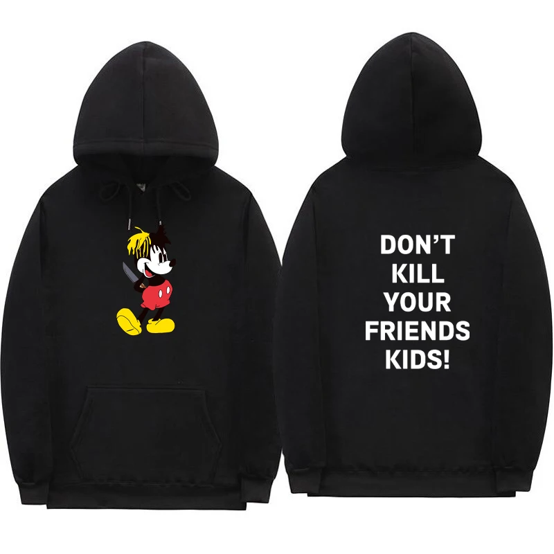 Revenge Limited Tour Hoodie Sweatshirts Men Women Hip Hop Hoodies XXXTENTACION Rapper Revenge Don'T Kill Your Friend Kids Hoody - Цвет: 1