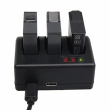 Новое 3 порта зарядное устройство для GoPro Hero 6 5 AHDBT-501 док-станция Спортивная Экшн-камера Go Pro Аксессуары