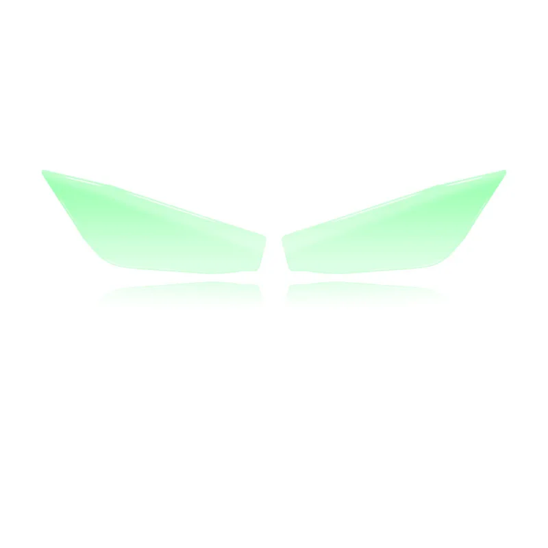 KODASKIN мотоциклетная подсветка АБС Защитная крышка для фар экран объектива Защитная крышка подходит для kycco xciting S400 - Цвет: Зеленый