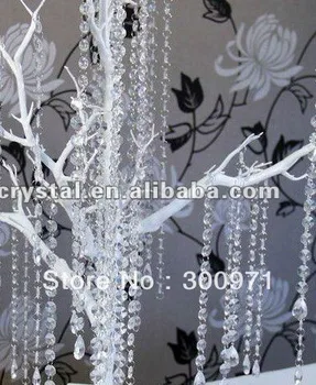 

10M/lot, 14mm Octagonal Glass Crystal Garland / Strand, Free shipping, Wedding & Home party event Decoration
