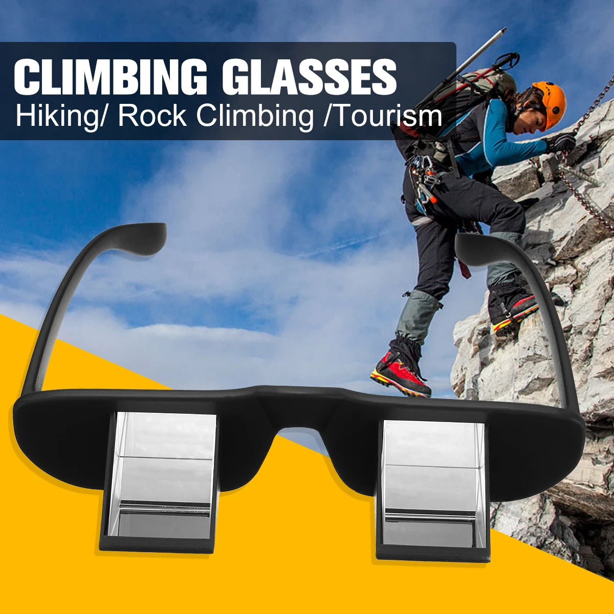Lazy Refractive Glasses Climbing Goggles Prism Spectacles Reanding