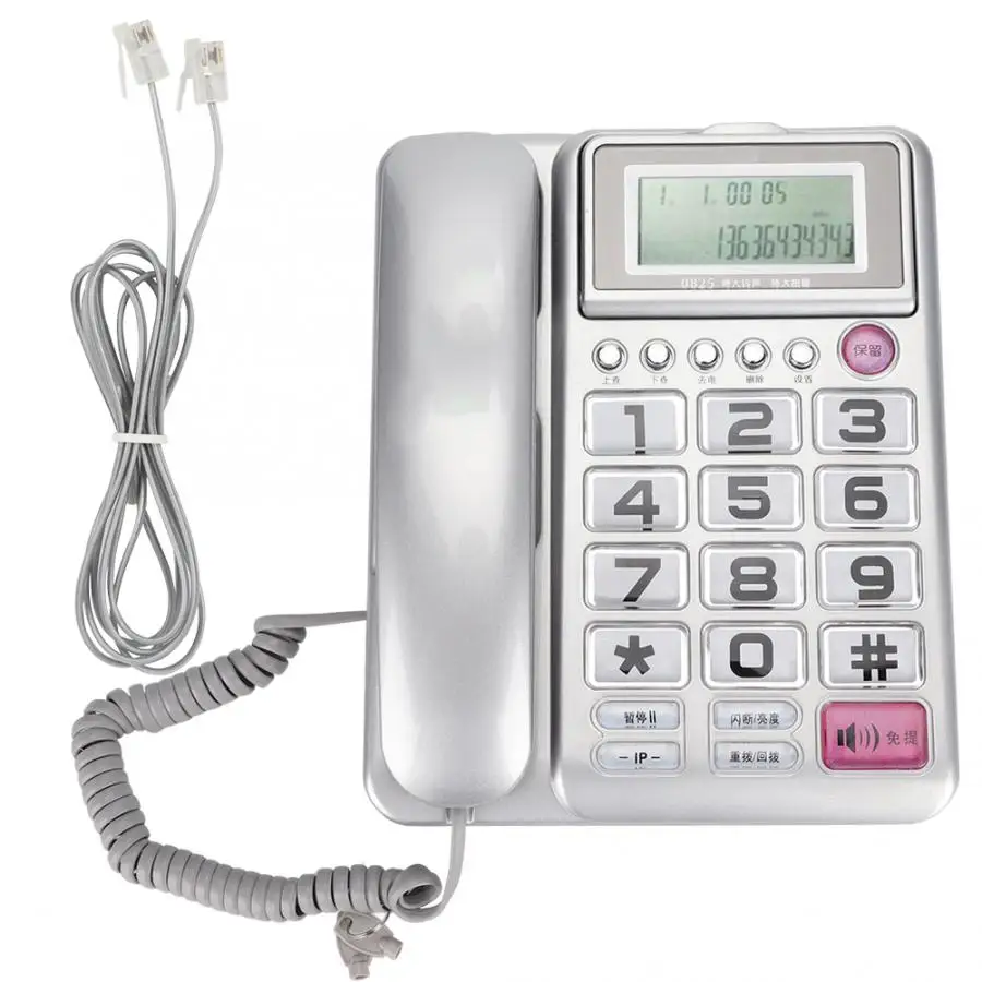 

Home Corded Telephone Caller Id Desktop Phone Landline 0825 Home Phone Landline Call Answer Machine