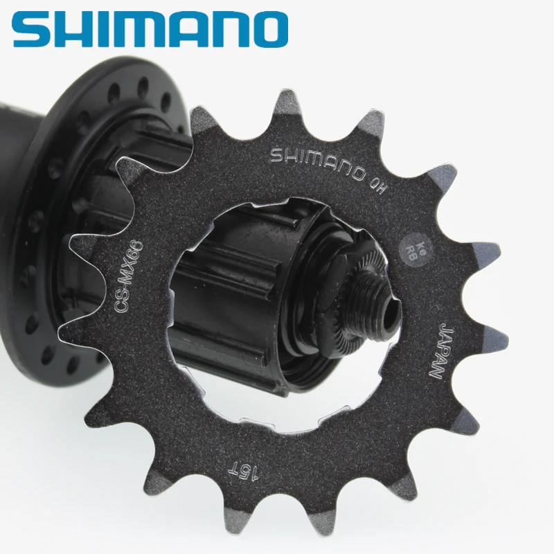 Shimano DXR CS-MX66 односкоростная Звездочка BMX 14T 15T 16T 18T Кассетная звездочка