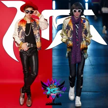 Корейская версия, одежда для пары, Кокосовая пальма, на молнии, с принтом, модная женская куртка, пальто, индивидуальность, southside, ривердейл