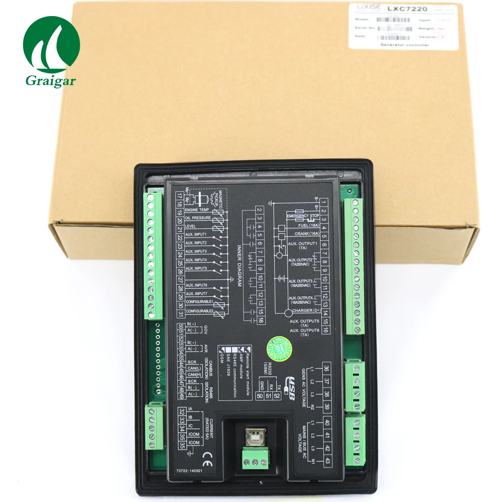 Контроллер дизельного генератора LXC7220 LIXISE замена DSE7120/DSE7220/DSE7320|Детали и