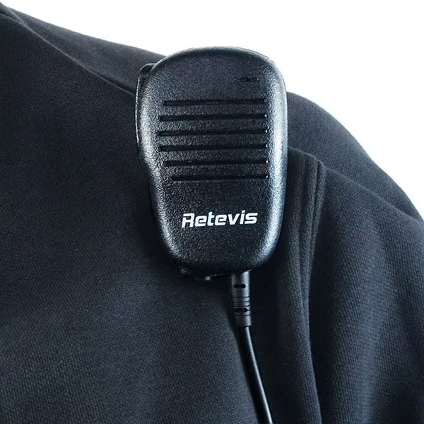 RETEVIS R-312 2Pin PTT микрофон динамик микрофон PU провод для Motorola GP68/GP88/GP300 для TYT TC-500/TC-600/TC-700 рация