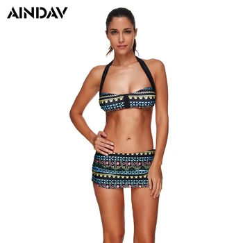 

2019 New Women Halter Bikini Set Womens' Push Up Biquinis Swimsuit Beach Brazilian Swimwear Ladies Bathing Suits Plus Size