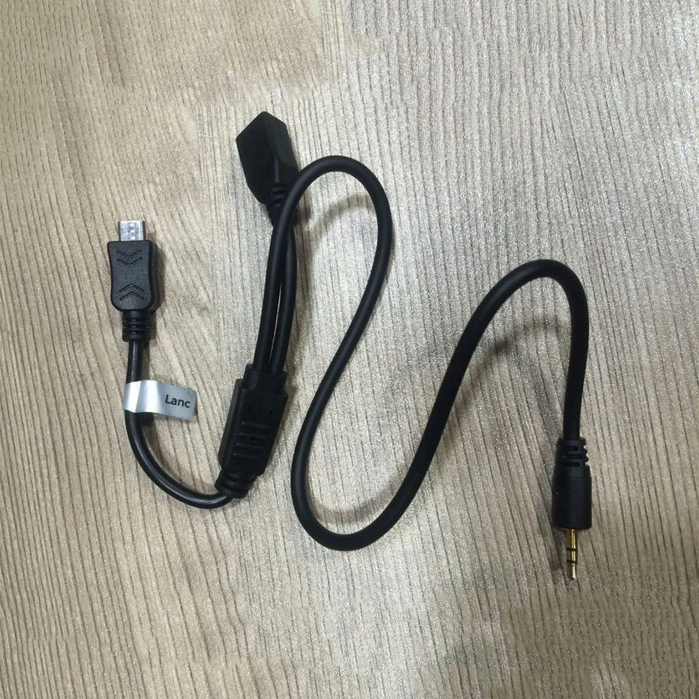 

Aputure 2.5mm adapter cable 3 level Lanc Cable for Sony for DEC for E-mount