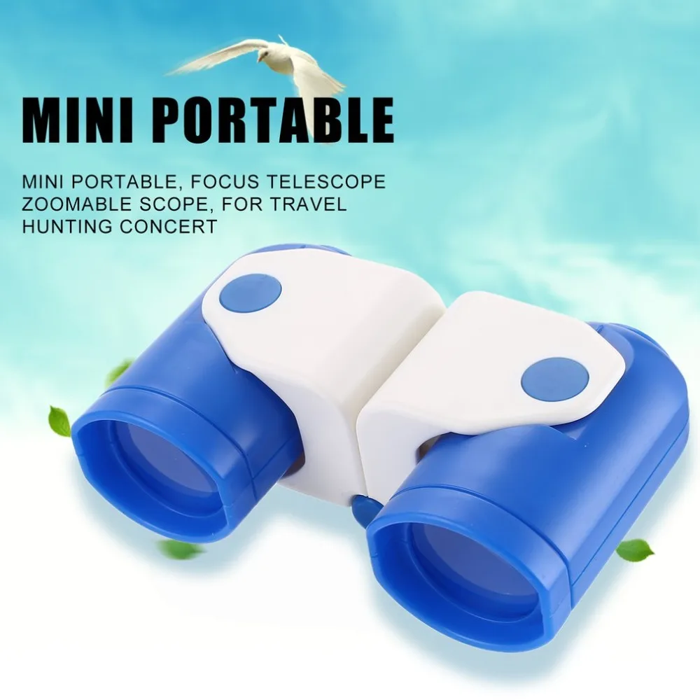 الأطفال مناظير في الهواء الطلق جيب الحجم الاطفال الملونة التكبير تلسكوب الفتيان ألعاب اللعب هدية عيد ميلاد مناظير