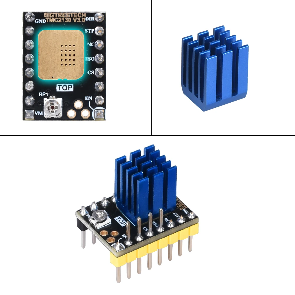 BIGTREETECH TMC2208 V3.0 UART TMC2130 SPI Драйвер шагового двигателя Stepstick к SKR V1.3 Ramps 1,4 Reprap 3d части принтера MKS GEN L