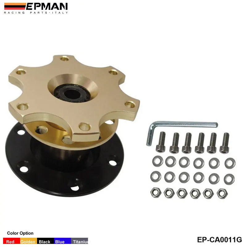Быстроразъемный адаптер ступицы подходит для автомобильного спортивного рулевого колеса для сиденья 2001-2006 EP-CA0011G