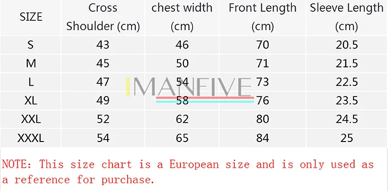 SIZE information