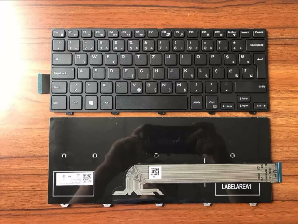 

News Laptop keyboard for Dell Inspiron 14 3000 14-3000 3441 3442 5447 3458 SLOVENIAN/LATIN SPANISH/RUSSIAN/Thailand/UK layout