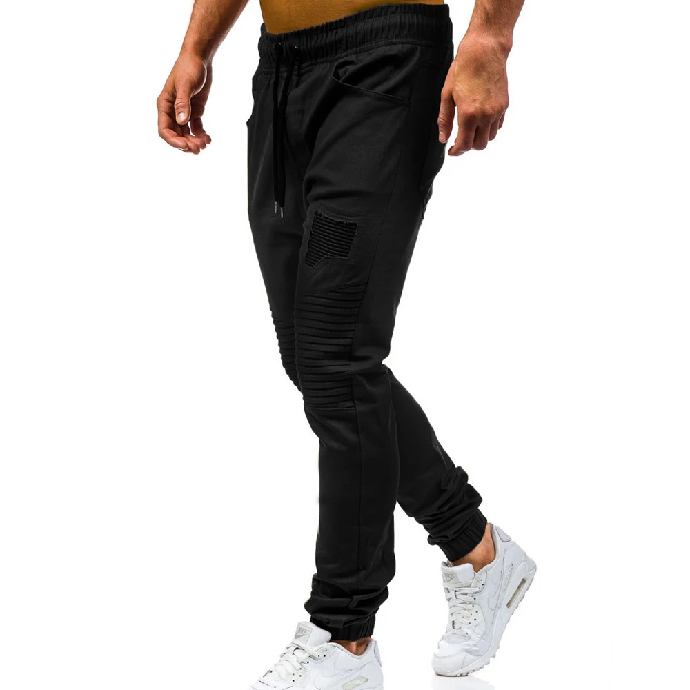 Уличная одежда для мужчин s Joggers, Брендовые мужские брюки, мужские брюки, повседневные камуфляжные штаны с отстрочкой, штаны для хип-хопа, спортивные штаны для бега цвета хаки