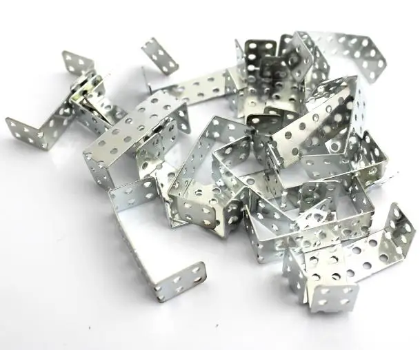 

20pcs/lot 31mm U iron DIY multihole iron sheet shaft bracket car robot frame toy accessories