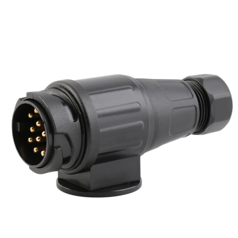 12 V السيارة تيرول 13 دبابيس 13 دبوس مقطورة المكونات 13 القطب موصل سحب بار المقبس البلاستيك التوصيل المقبس مقطورة كابل 12 V الاتحاد الأوروبي