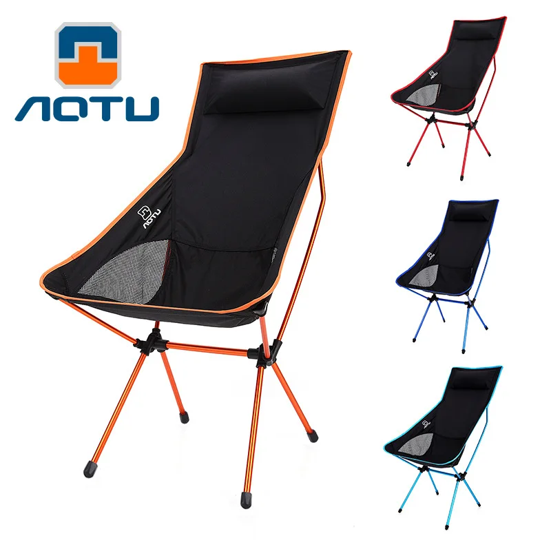 

Portable Folding Chairs Aluminium Alloy Fishing Chair Oxford Breathable Camping Chair Outdoor Picnic BBQ Beach Moon Chairs