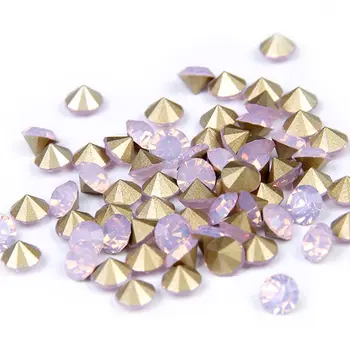 

Nail Art Rhinestones Pink opal Color Many Siez Mini Pointback Crystal Stones Loose Strass Bead DIY Nail Art Decorations