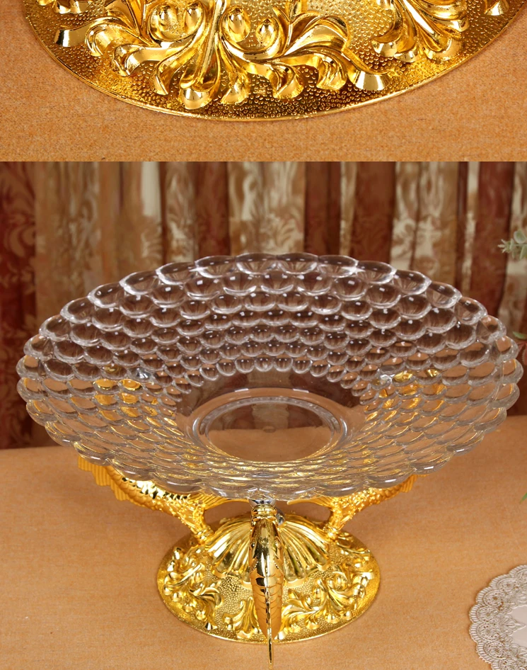 Европейский фруктовый поднос креативная фруктовая чаша Золотая рыбка чаша КТВ компот конфетные блюда модная тарелка Европейского фруктового торта