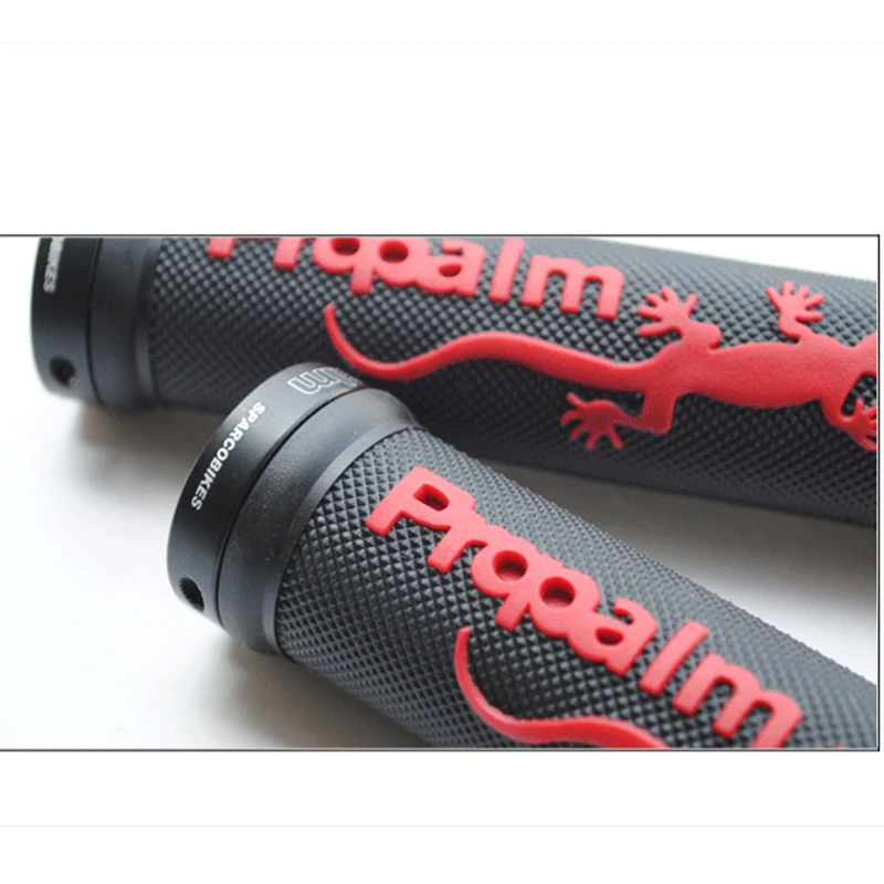Propalm Gecko Anti Shock Rubber Bicycle Grips Road Bike MTB Aluminium End bar Double Fixed Bike Bar ends Cycling Handlebar Grip Propalm Gecko Anti Shock Rubber Bicycle Grips Road Bike MTB Aluminium End bar Double Fixed Bike Bar ends Cycling Handlebar Grip
