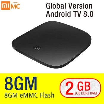 

Original Xiaomi MI TV BOX 3 Smart 4K Ultra HD 2G 8G Android 8.0 Movie WIFI Google Cast Netflix Red Bull Media Player Set-top Box