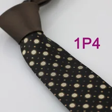 Yibei Coachella связи черный и коричневый Средства ухода за кожей Шеи Галстук Малый сетку и пятен горошек Средства ухода за кожей Шеи Галстуки Дизайн контраст микрофибры узкие узкий Тонкий галстук