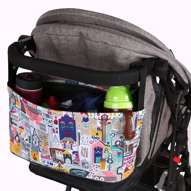 

Infant Baby Stroller Organizer Bag Multi-Function Waterproof Bag Storage Kids Toddlers Baby Travel Nappy Bag L1