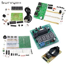 AT89C2051/DS3231 цифровые 4/6 битов электронные часы набор для производства DIY Kit