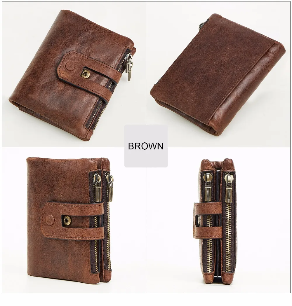 Cowhide men wallets (7)
